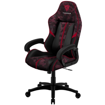 ThunderX3 BC1 CAMO Gaming Chair - Camo / Red - 3