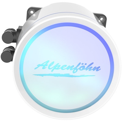 Alpenföhn Gletscherwasser 240 AIO CPU Liquid Cooling ARGB - White - 9