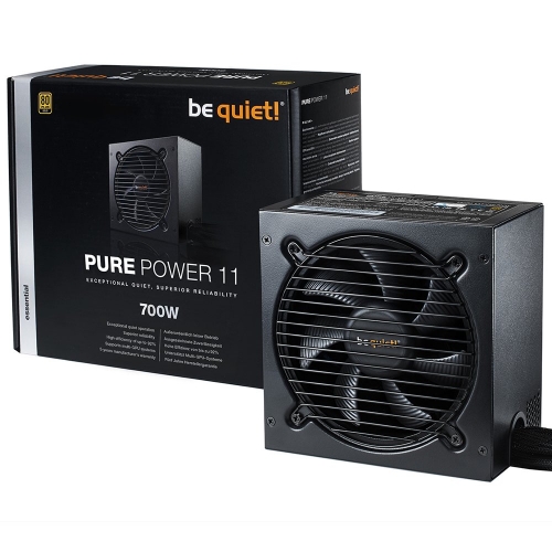 be quiet! Pure Power 11, Power Supply, 80 Plus Gold - 700 Watt - 1