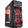 Sharkoon VG7-W RED Mid-Tower - Black - 1