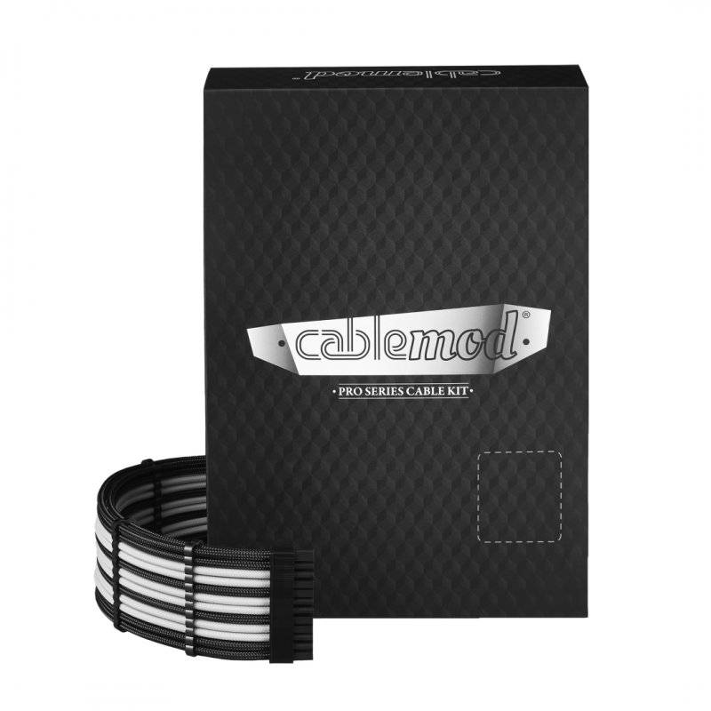 CableMod PRO ModMesh RT-Series ASUS ROG / Seasonic Cable Kits - Black/White - 1