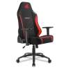 Sharkoon SKILLER SGS20 Fabric Gaming Chair - Black / Red - 2