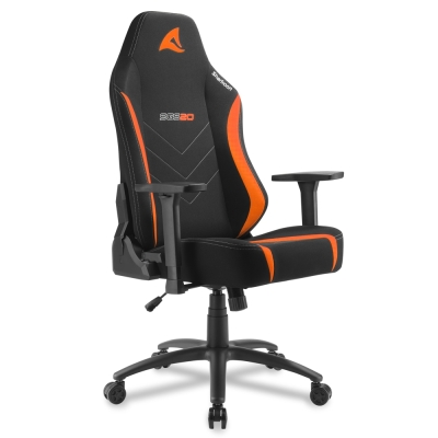 Sharkoon SKILLER SGS20 Fabric Gaming Chair - Black / Orange - 3