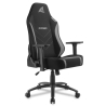 Sharkoon SKILLER SGS20 Fabric Gaming Chair - Black / Grey - 3