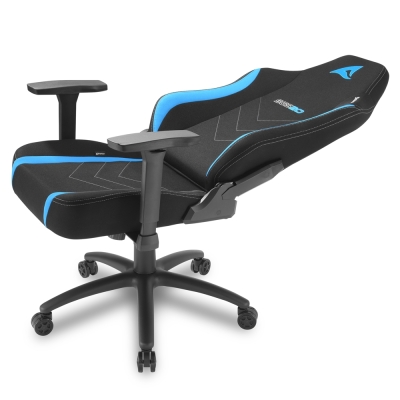 Sharkoon SKILLER SGS20 Fabric Gaming Chair - Black / Blue - 5