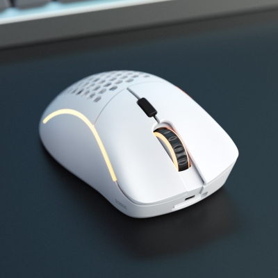 Glorious PC Gaming Race Model D- Wireless Gaming Mouse - White Matt - 6