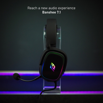Noua Banshee 7.1 RGB Gaming Headset - Black - 2