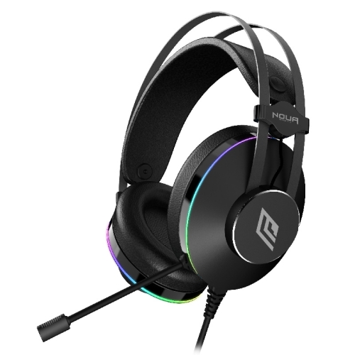 Noua Pillar RGB Gaming Headset - Black - 1