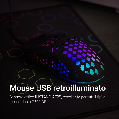 Noua Uranus Gaming Kit 3in1 - Mouse, Headset, Mousepad - 3