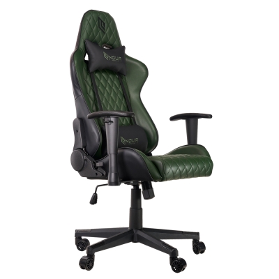 Noua Kui Plus K7 Gaming Chair - Black / Military Green - 1