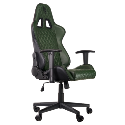 Noua Kui Plus K7 Gaming Chair - Black / Military Green - 2