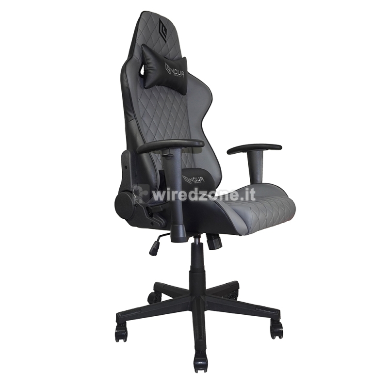 Noua Kui Plus K7 Gaming Chair - Black / Grey - 1