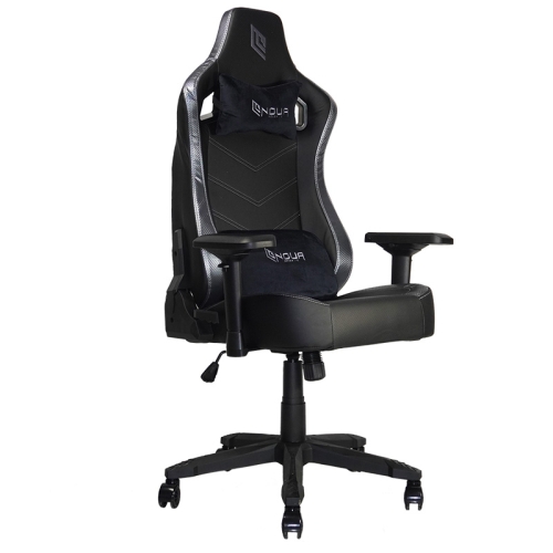 Noua Lou L7 Gaming Chair - Black / Silver - 1