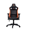 Noua Lou L7 Gaming Chair - Black / Orange - 3