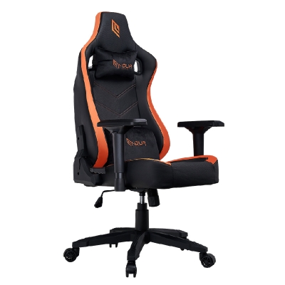 Noua Lou L7 Gaming Chair - Black / Orange - 1