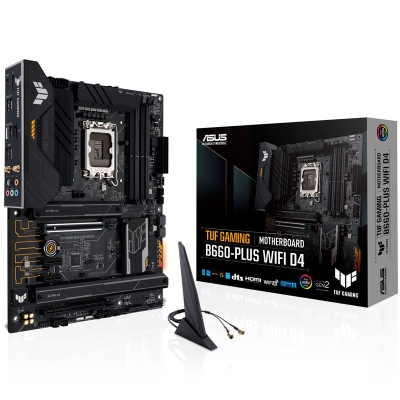 ASUS TUF Gaming B660-Plus WiFi D4, Intel B660 Mainboard - Socket 1700 - 1