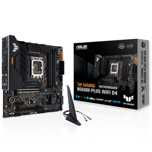 ASUS TUF Gaming B660M-Plus WiFi D4, Intel B660 Mainboard - Socket 1700 - 1