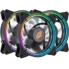 Noua Zephyr 3 RGB Rainbow Fan Black with Controller - 120mm - 2