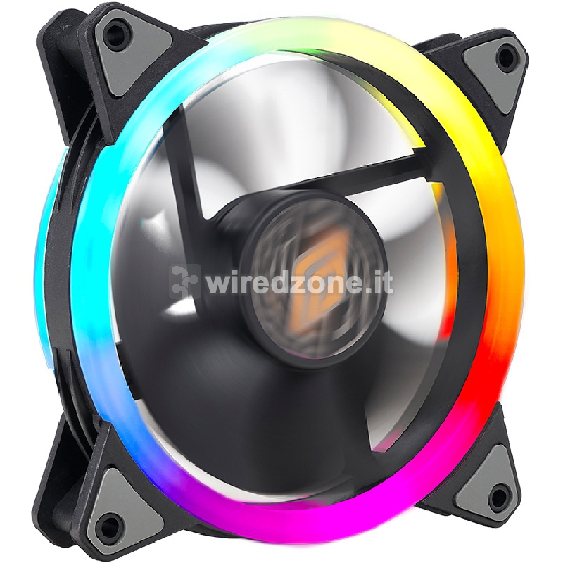 Noua LIPS RGB Rainbow PWM Fan Black - 120mm - 1