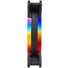 Noua LIPS 3 RGB Rainbow Fan Black with Controller - 120mm - 6