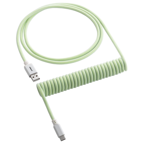 CableMod Classic Coiled Keyboard Cable USB-C To USB-A, Lime Sorbet - 150cm - 1