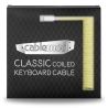 CableMod Classic Coiled Keyboard Cable USB-C To USB-A, Lemon Ice - 150cm - 4