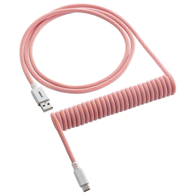 CableMod Classic Coiled Keyboard Cable USB-C To USB-A, Orangesicle - 150cm - 1