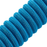 CableMod Classic Coiled Keyboard Cable Micro-USB To USB-A, Spectrum Blue - 150cm - 2