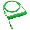 CableMod Classic Coiled Keyboard Cable USB-C To USB-A, Viper Green - 150cm - 1