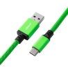 CableMod Classic Coiled Keyboard Cable USB-C To USB-A, Viper Green - 150cm - 3