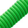 CableMod Classic Coiled Keyboard Cable USB-C To USB-A, Viper Green - 150cm - 2