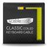 CableMod Classic Coiled Keyboard Cable USB-C To USB-A, Dominator Yellow - 150cm - 4