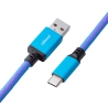 CableMod Classic Coiled Keyboard Cable USB-C To USB-A, Galaxy Blue - 150cm - 3