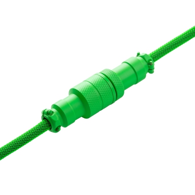 CableMod Pro Coiled Keyboard Cable USB-C To USB-A, Viper Green - 150cm - 4
