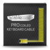 CableMod Pro Coiled Keyboard Cable USB-C To USB-A, Dominator Yellow - 150cm - 5