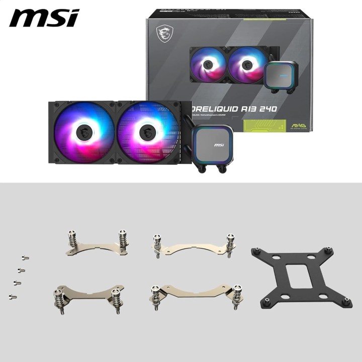 MSI MAG Coreliquid A13 240 Black, CPU Liquid Cooling, AIO