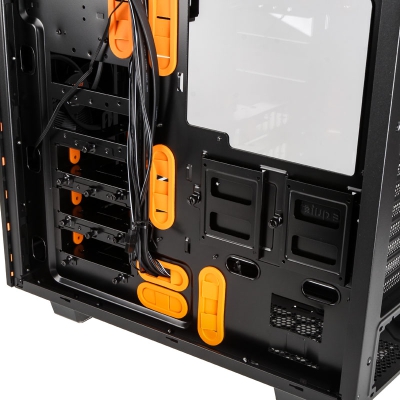 be quiet! Pure Base 600 Mid-Tower, Side Glass - Orange - 9