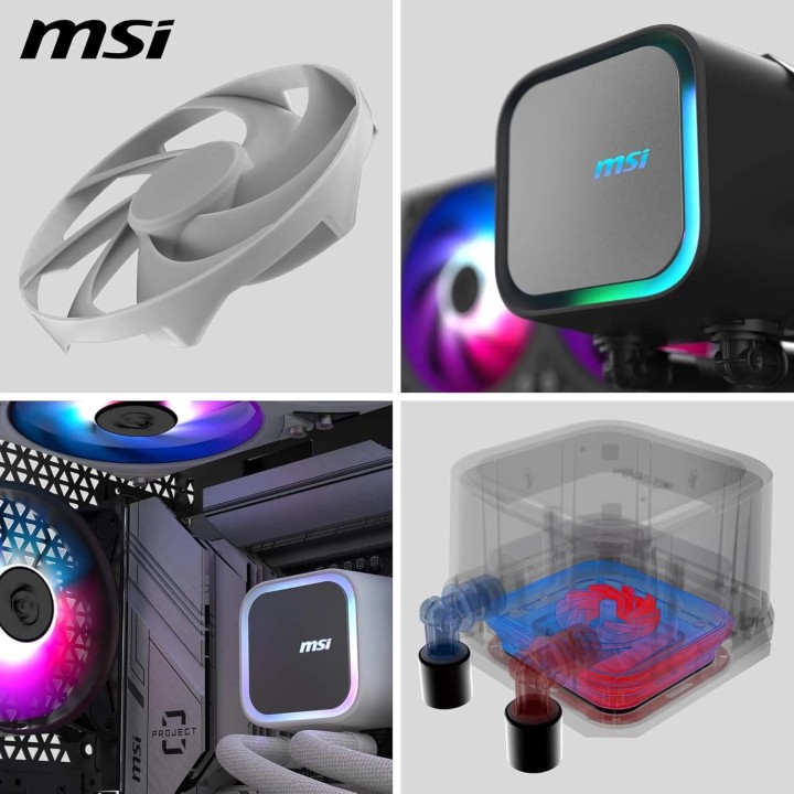 MSI MAG Coreliquid A13 240 White, CPU Liquid Cooling, AIO