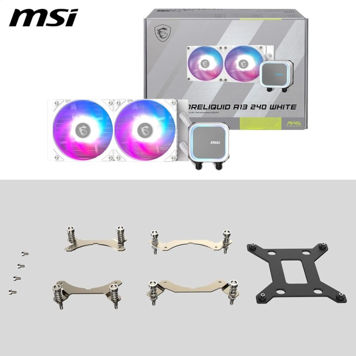 MSI MAG Coreliquid A13 240 White, CPU Liquid Cooling, AIO