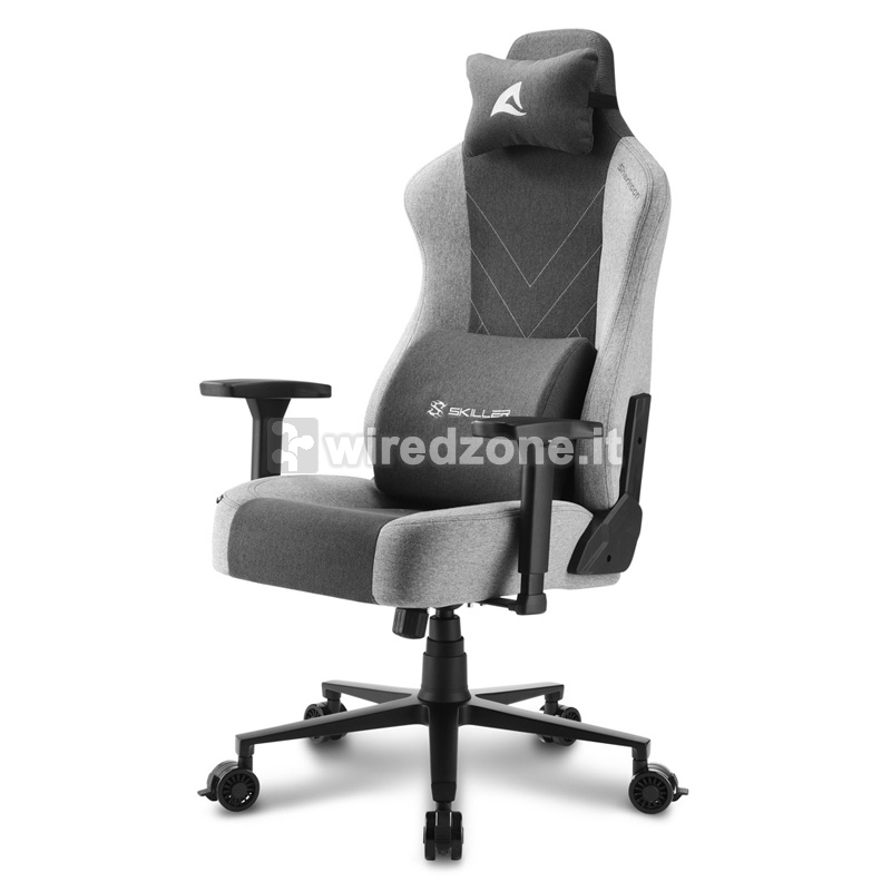 Sharkoon SKILLER SGS30 Fabric Gaming Chair - Grey - 1