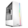 Sharkoon RGB Slider Mid-Tower, Side Glass - White - 1
