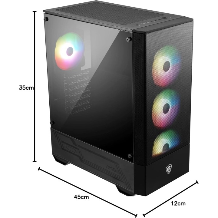 MSI MAG Forge 112R, Mid-Tower, Black