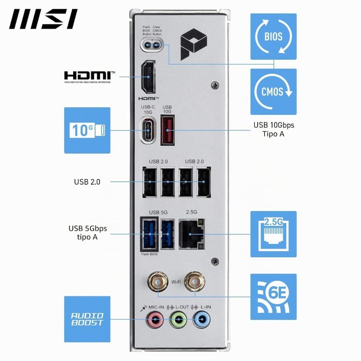 MSI Pro B840M-P WiFi6E, AM5