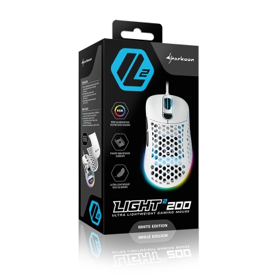 Sharkoon Light² 200 RGB Gaming Mouse - White - 8