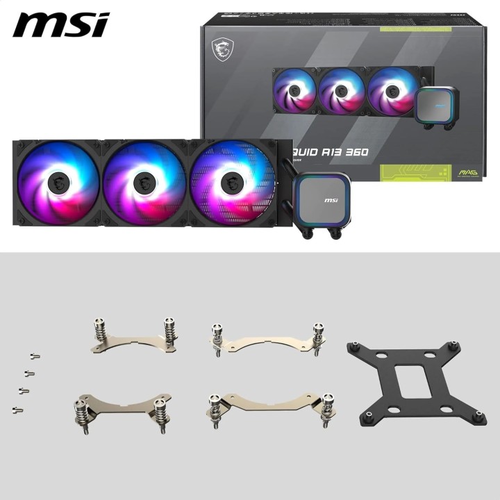 MSI MAG Coreliquid A13 360 Black, CPU Liquid Cooling, AIO