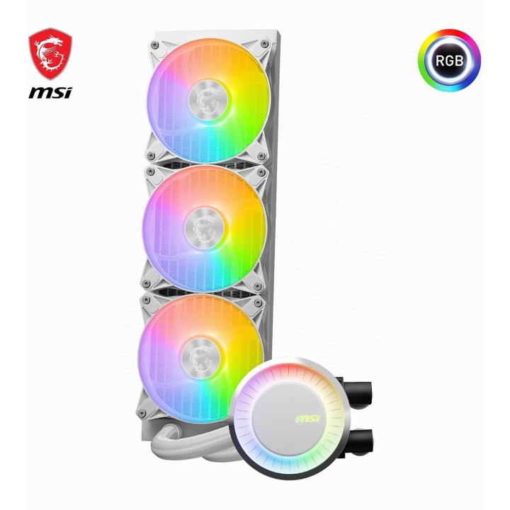 MSI MAG CoreLiquid E360 White, CPU Liquid Cooling, AIO