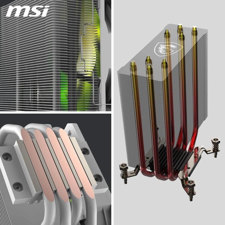 MSI MAG CoreFrozr AA13, CPU Air Cooling, White