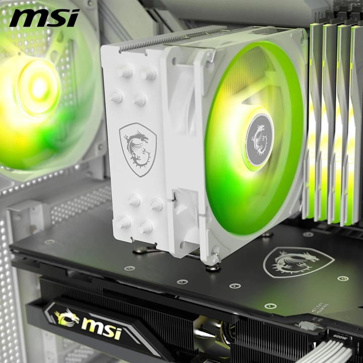 MSI MAG CoreFrozr AA13, CPU Air Cooling, White