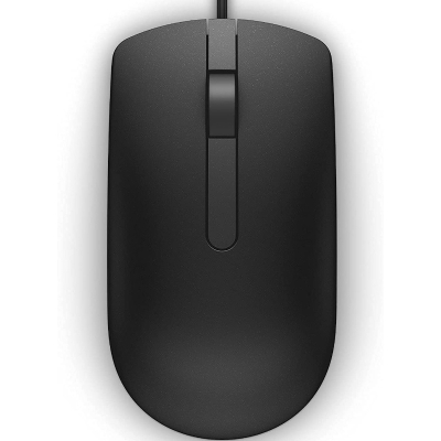 Dell MS116 USB Optical Mouse - Black - 1
