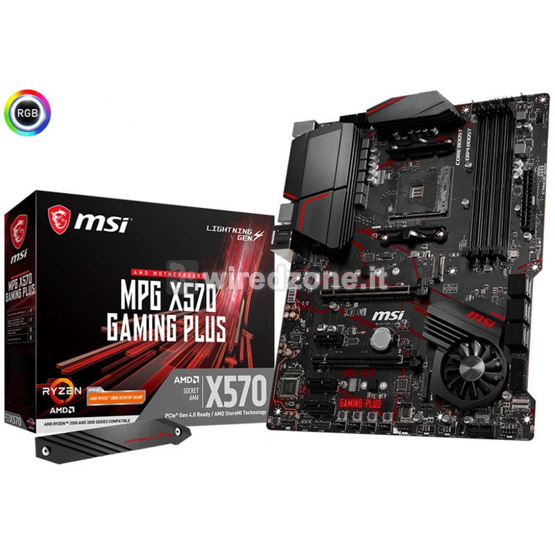 MSI MPG X570 Gaming Plus, AMD X570 Mainboard - Socket AM4 - 1